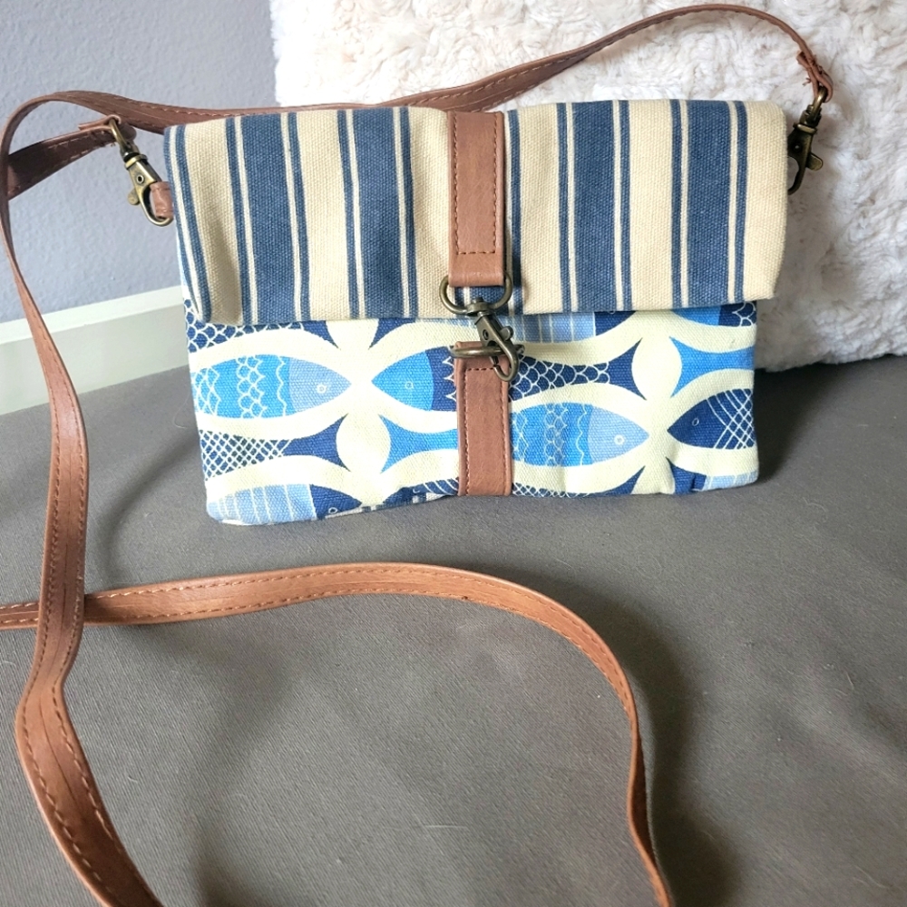 Canvas small crossbody/shoulder